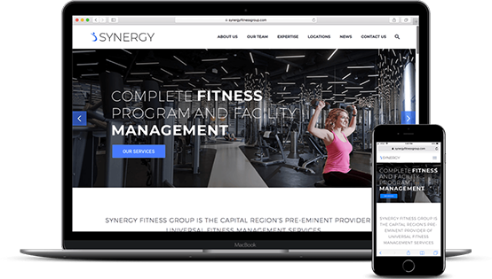 Synergy Fitness Website